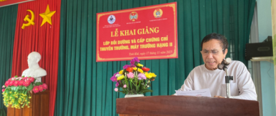 Khai giảng Lớp Bồi dưỡng và cấp chứng chỉ Thuyền trưởng, máy trưởng tàu cá Hạng II tại xã Tịnh Khê, tỉnh Quảng Ngãi